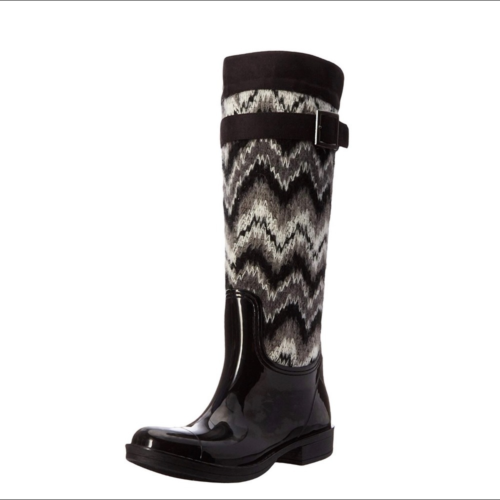 Nomad Hog Knit Shaft Rain/Snow Boots Sz 8